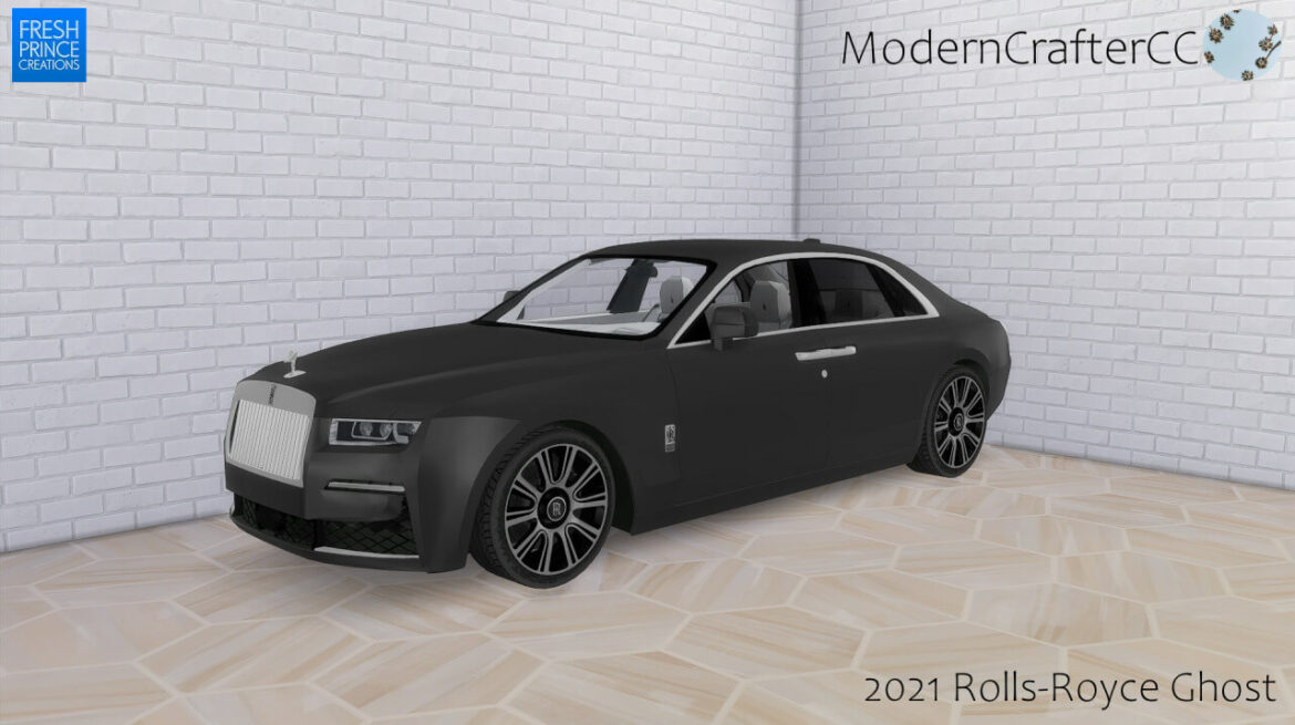 Sims 4 2021 Rolls-Royce Ghost by Modern Crafter CC
