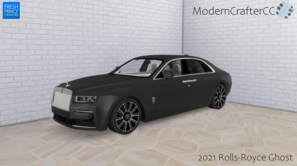 Sims 4 2021 Rolls-Royce Ghost by Modern Crafter CC