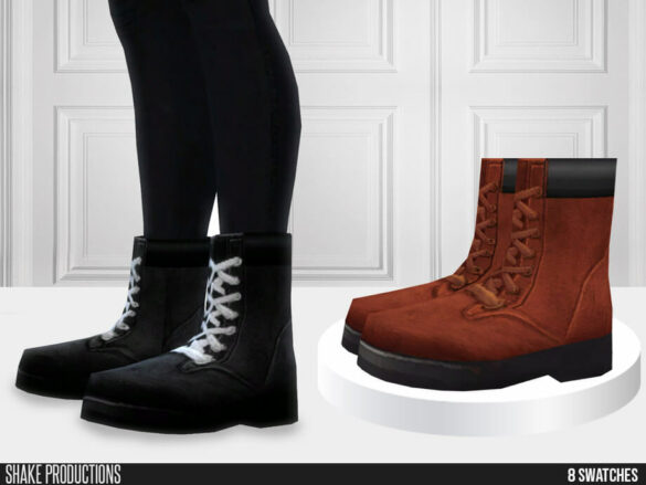 Sims 4 799 – Male Boots by ShakeProductions