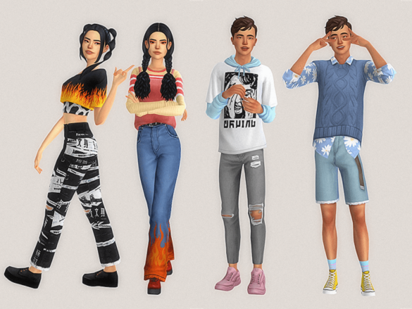 Sims 4 888 spire apartments lookbook