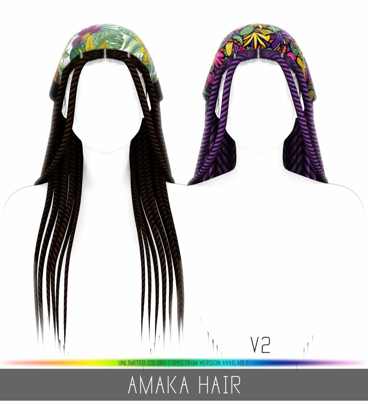 Sims 4 AMAKA HAIR at Simpliciaty