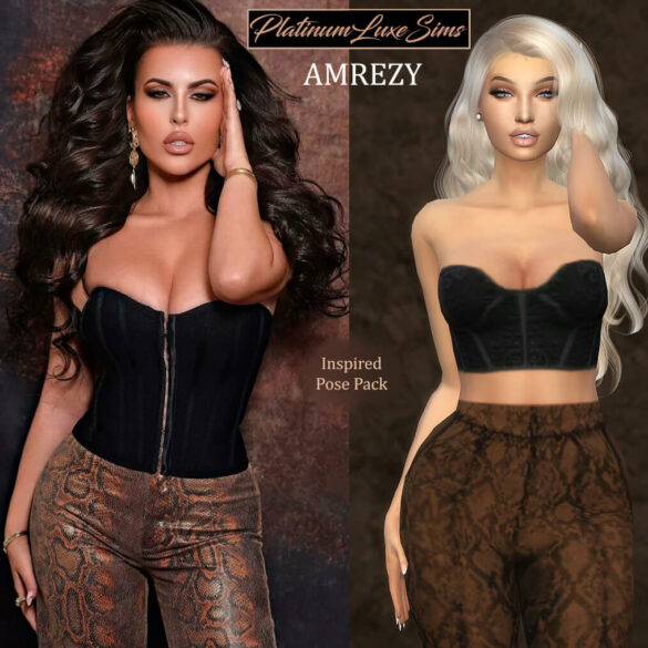 Sims 4 amrezy inspired poses