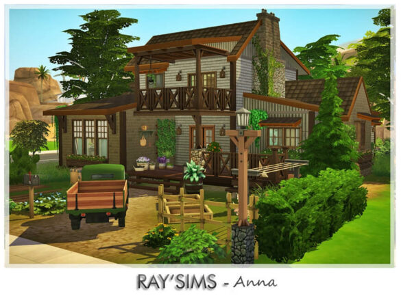 Sims 4 Anna House by Ray_Sims