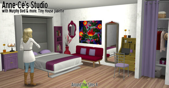 Anne-Cé’s Bedroom Studio with bed Around