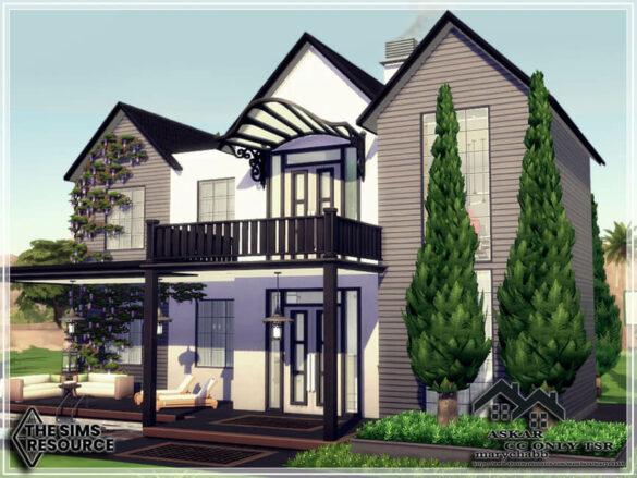 Sims 4 ASKAR House by marychabb