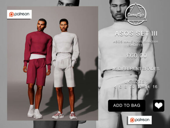 ASOS MALE COLLECTION SET III Shorts Camuflaje