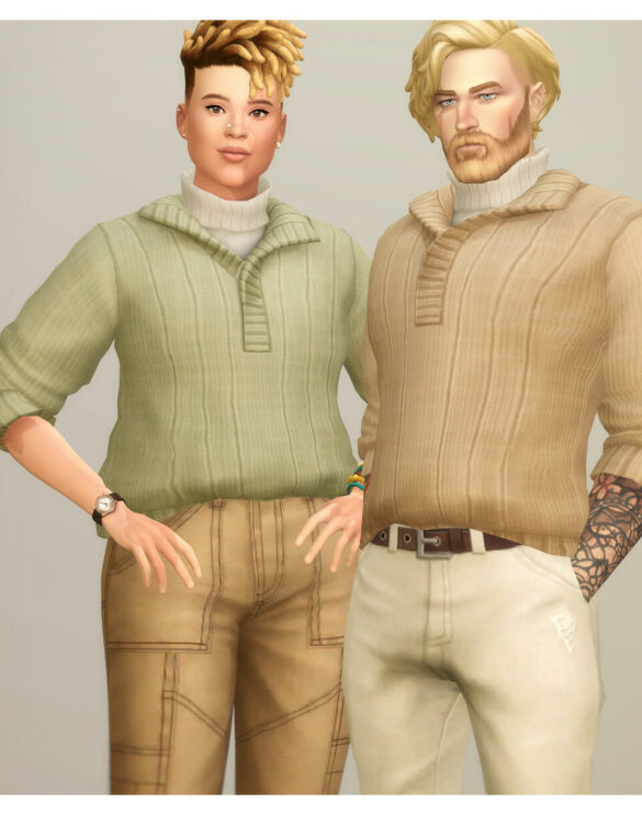 Sims 4 basic sweater vi 2 25 color 2