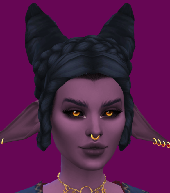 Sims 4 bdd abaddon hair aye she was a monster