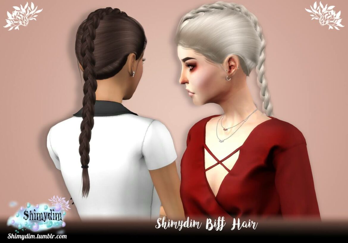 Biff Hair Naturals + Unnaturals at Shimydim Sims