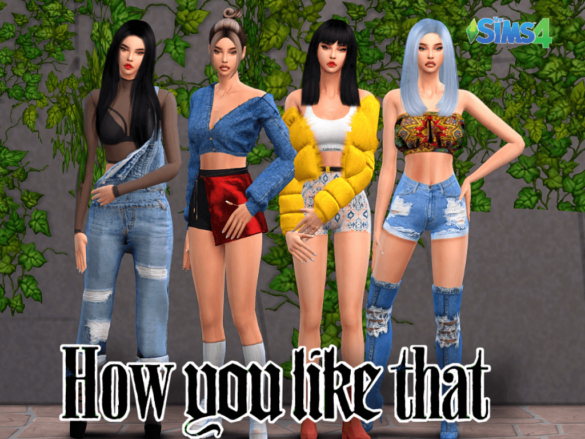 Sims 4 blackpink how you like that pose