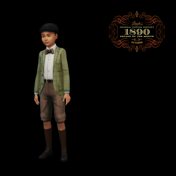 Sims 4 boys bicycle outfit the final 1890s