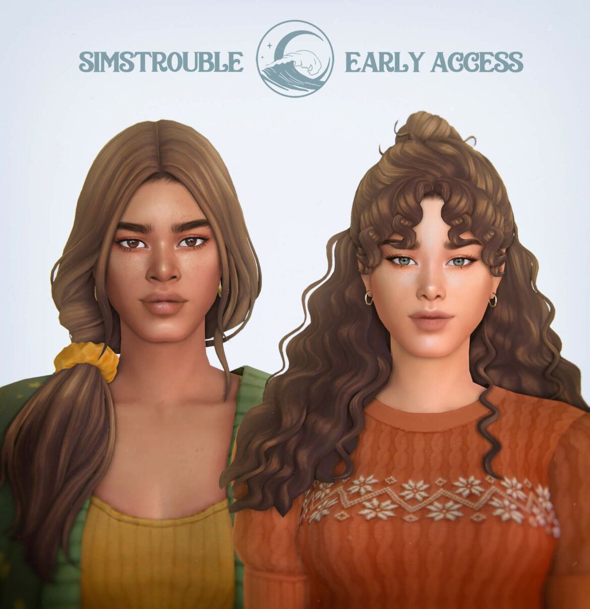 Sims 4 Bruna Hairstyle