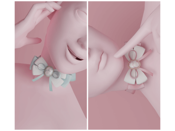 Sims 4 bunny choker ✿ by sadlydulcet