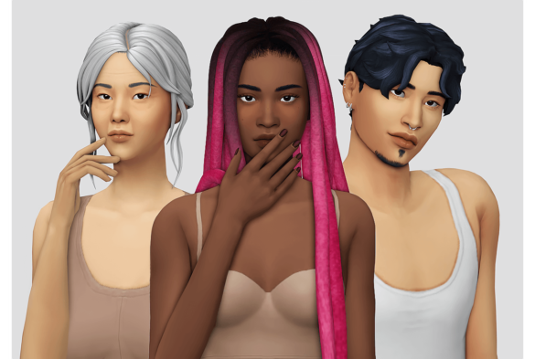 Sims 4 calluna a default skin default replacement skin