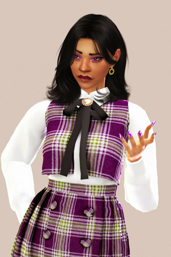 Sims 4 carissa vintage academia