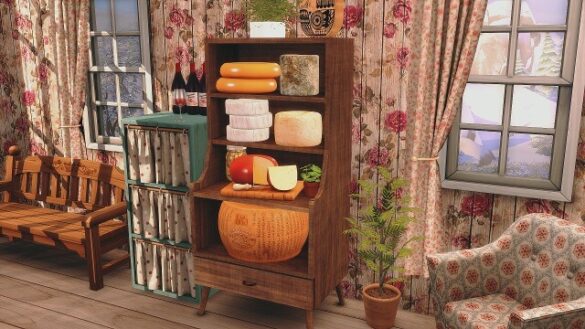 Sims 4 cheese set