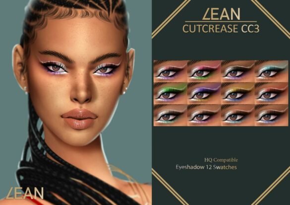 Sims 4 CUT CREASE CC3 by LEAN