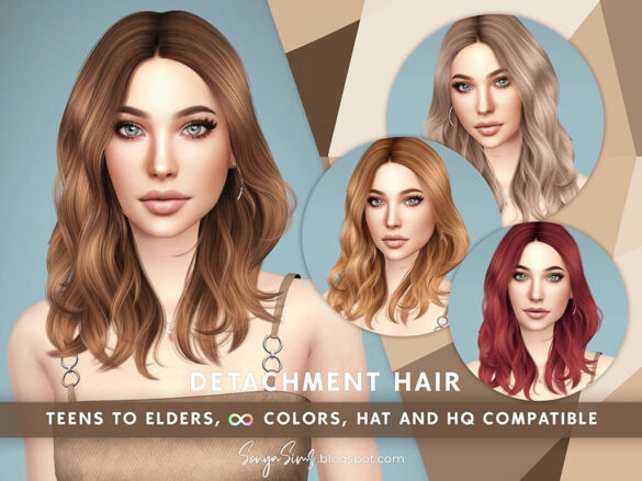 Sims 4 Detachment Hair