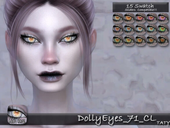 Sims 4 Dolly Eyes 71 by tatygagg