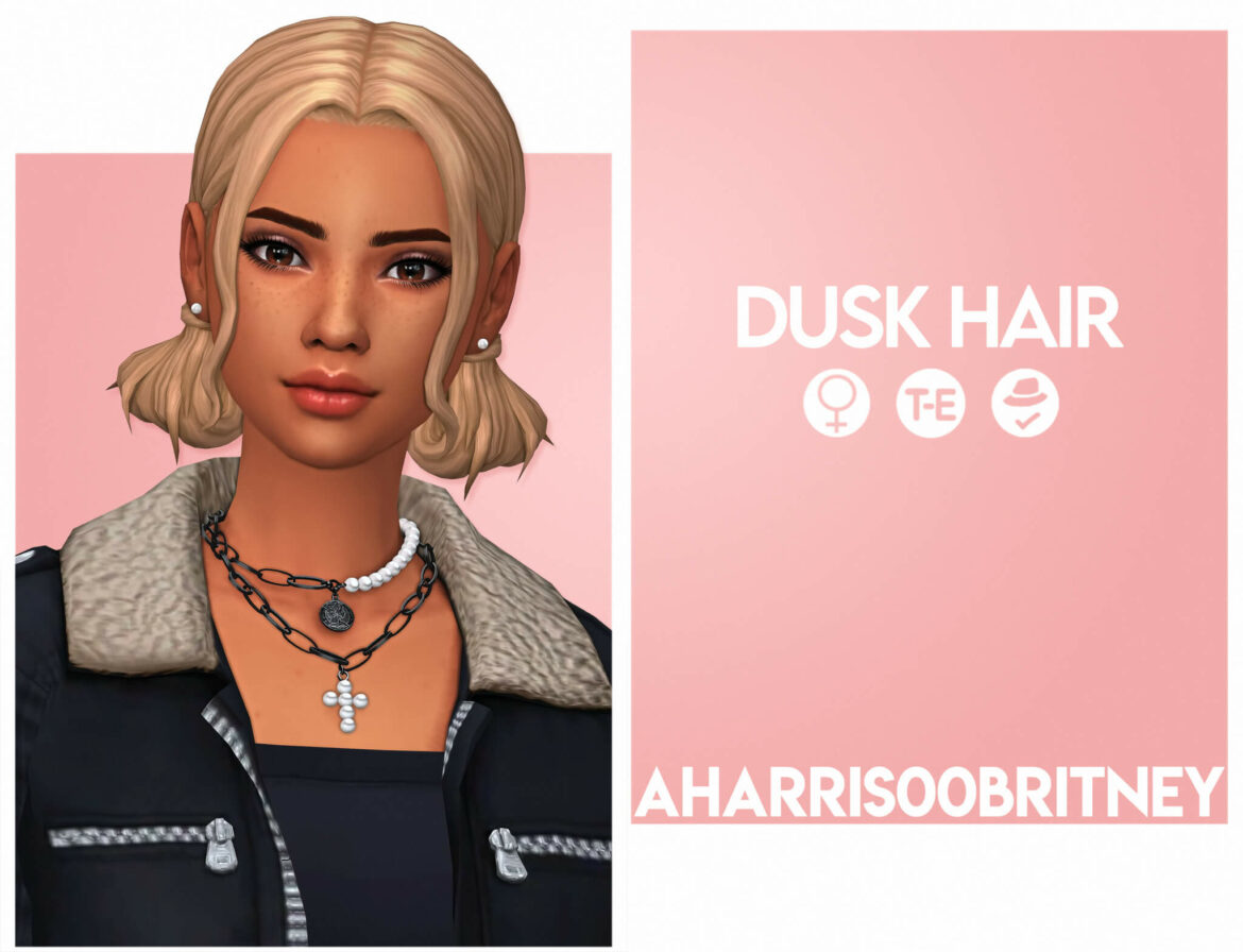 Sims 4 Dusk Hair at AHarris00Britney