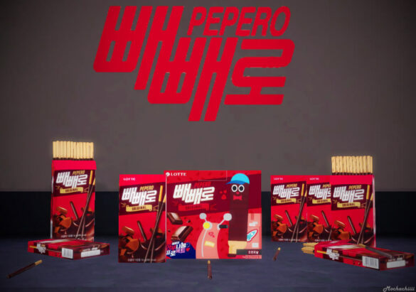 Sims 4 Edible Pepero + Deco Versions by Mochachiii