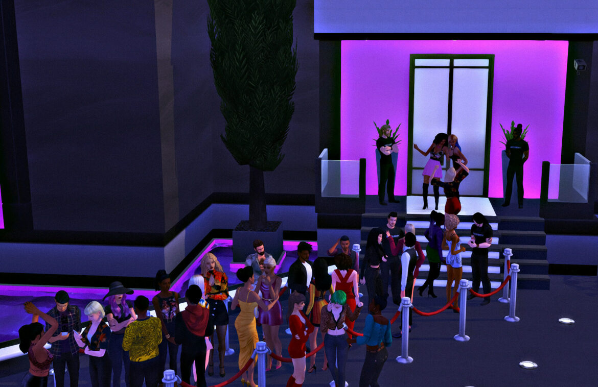 Sims 4 Ellemant Bouncer/Club Security Deco Sims