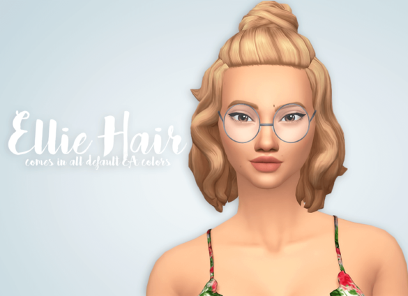 Sims 4 ellie hair