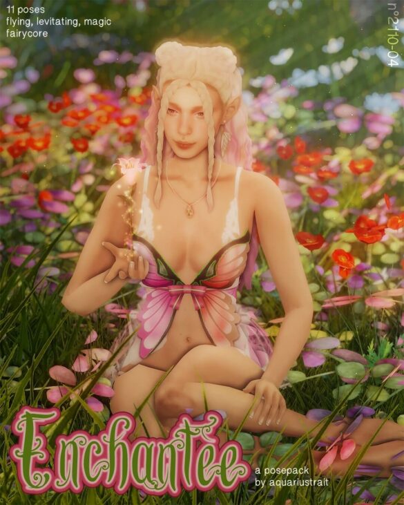 Sims 4 enchante pose pack