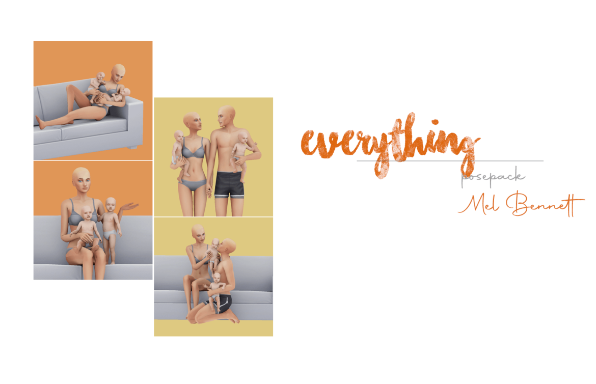 Sims 4 everything posepack