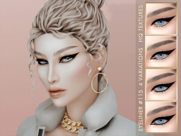 Sims 4 EYELINER #115 by Jul_Haos