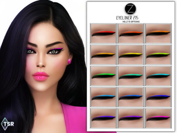 Sims 4 EYELINER Z15 by ZENX