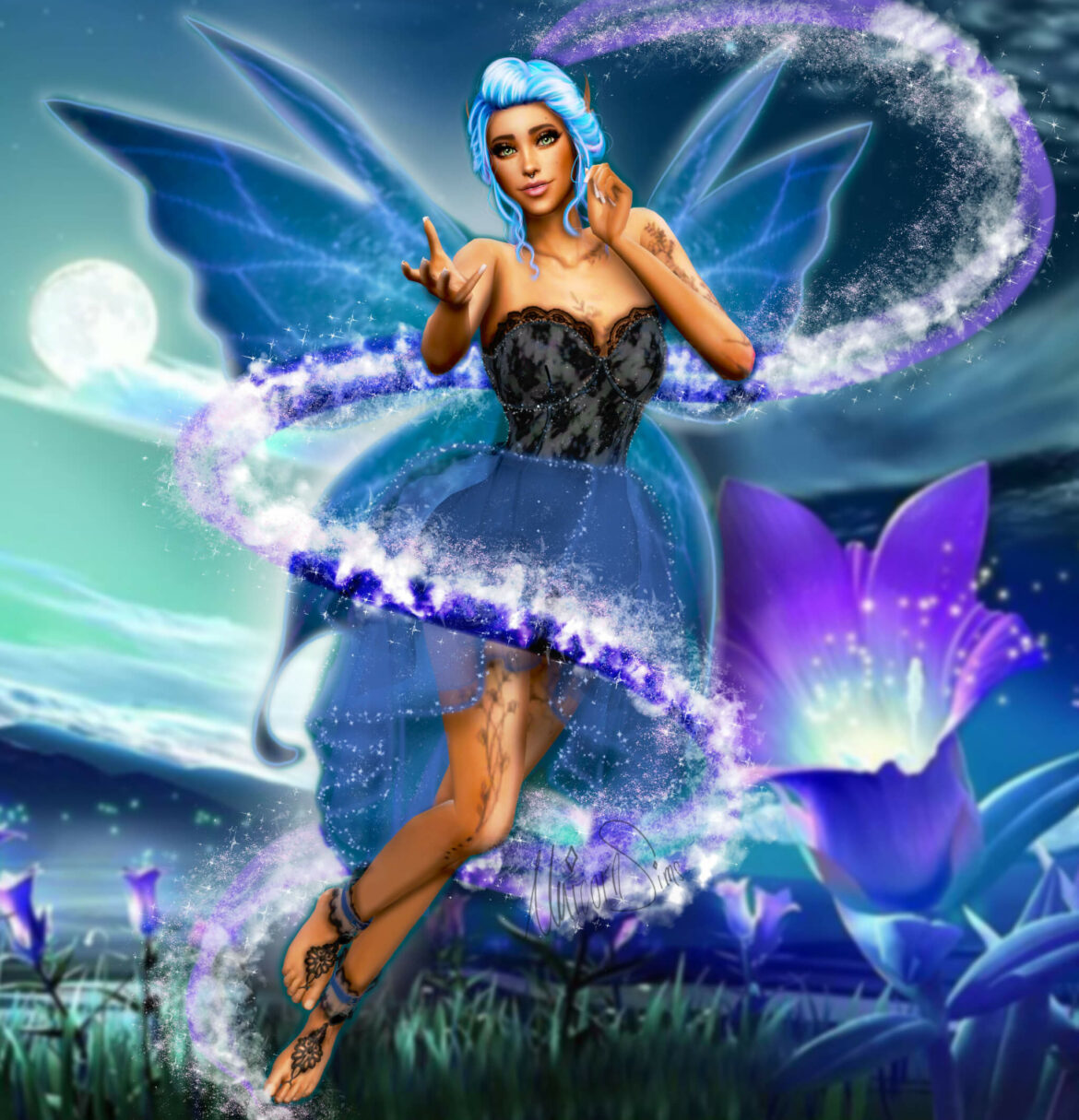 Sims 4 fairy poses out now