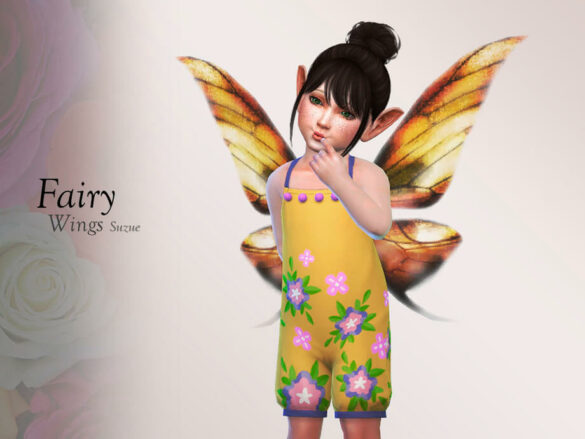 Sims 4 Fairy Wings Toddler by Suzue