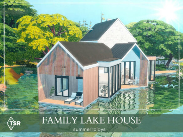 Sims 4 Family Lake House by Summerr Plays