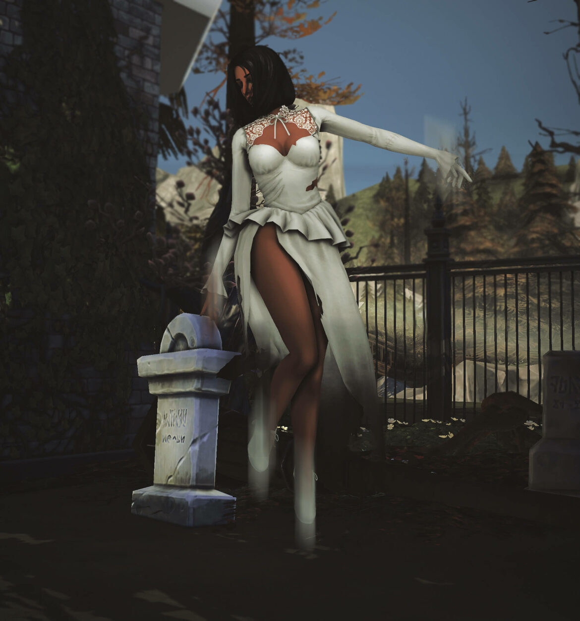 Sims 4 fantasma ghostly poses by slythersim 5 in game