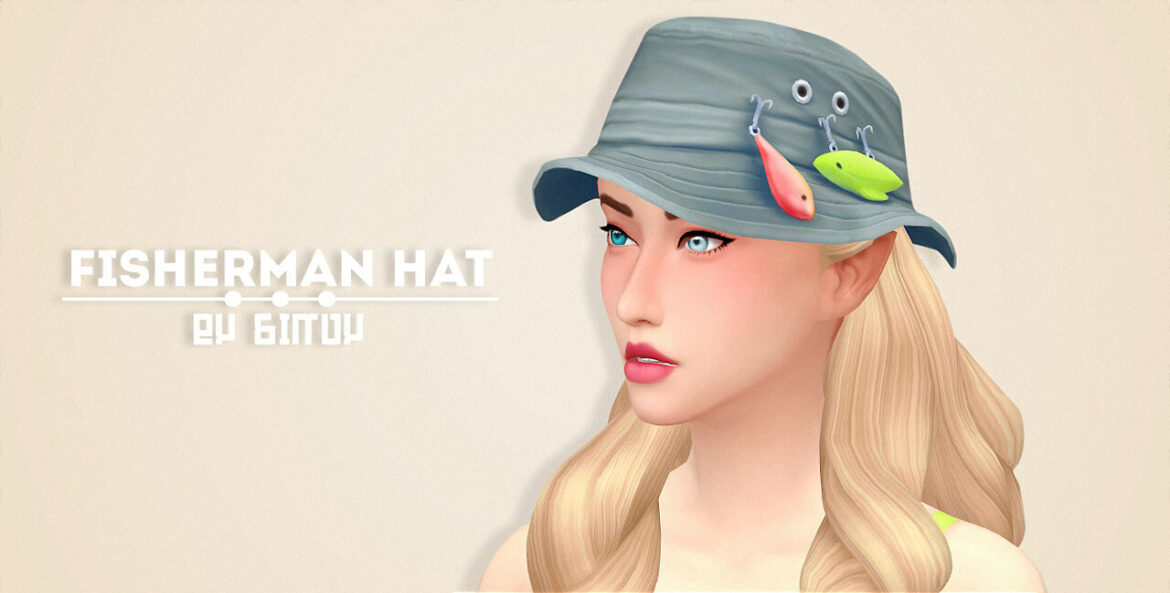 Sims 4 fisherman hat by simvy all agesgenders bsg