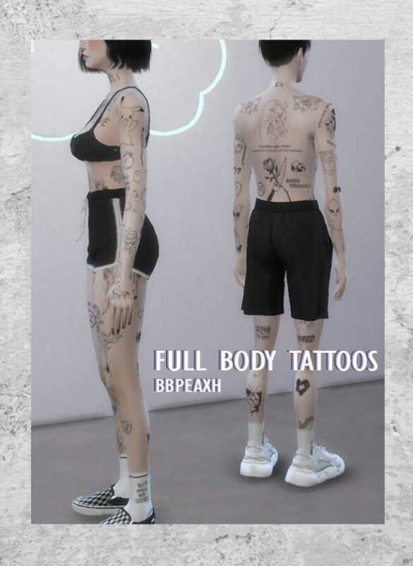 Sims 4 full body tattoos