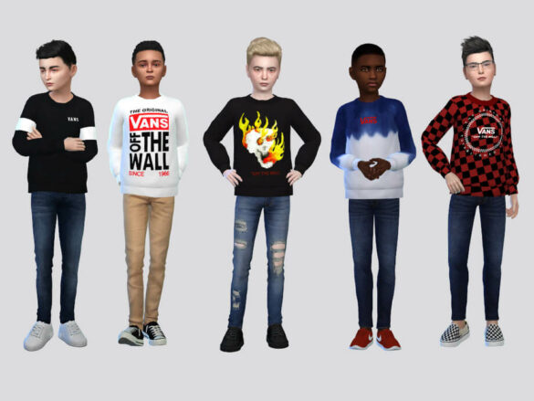 Sims 4 Graphic Crews by McLayneSims at TSR