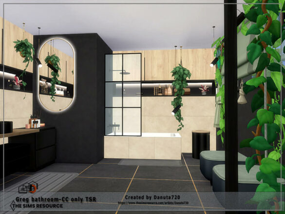Sims 4 Greg bathroom by Danuta720 at TSR