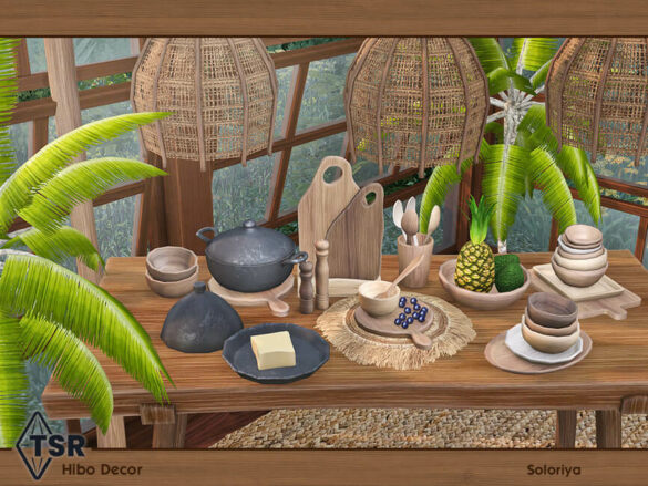 Sims 4 Hibo Decor by soloriya at TSR