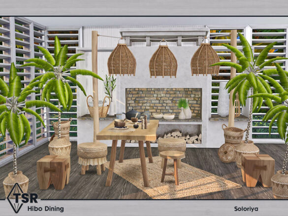 Sims 4 Hibo Dining by soloriya