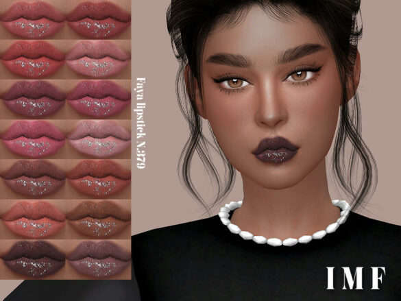 Sims 4 IMF Faya Lipstick N.379 by IzzieMcFire