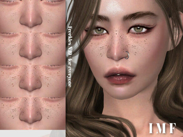 Sims 4 IMF Freckles N.19 by IzzieMcFire