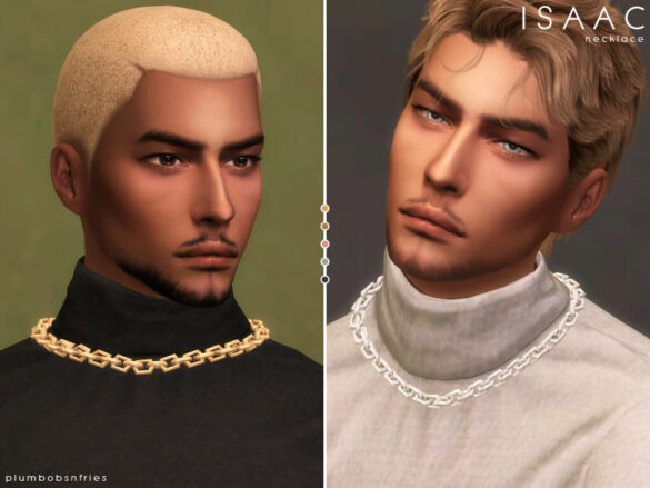 Sims 4 isaac necklace chain necklace