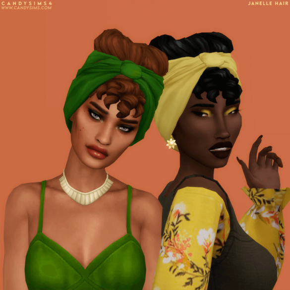 Sims 4 janelle hair