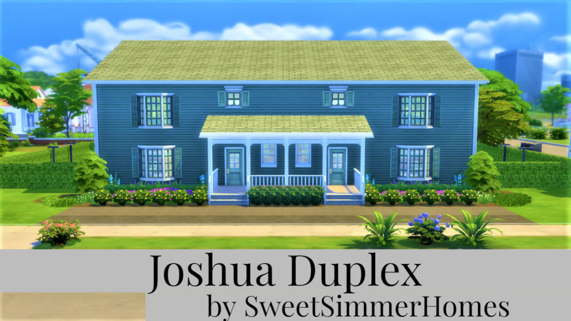 Sims 4 Joshua Duplex