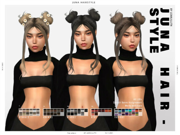 Sims 4 juna hairstyle download