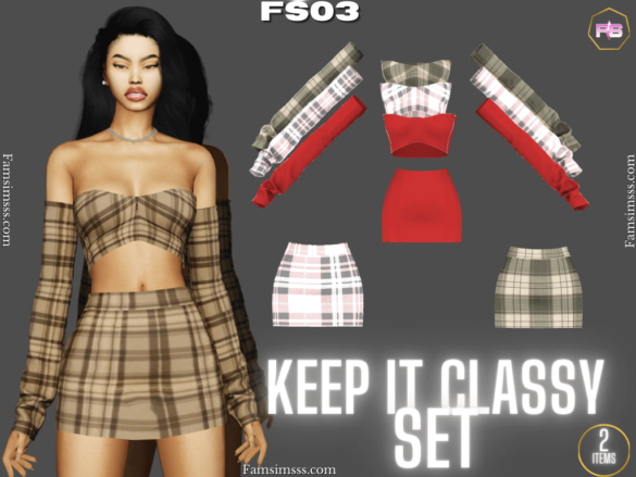 Sims 4 keep it classy set
