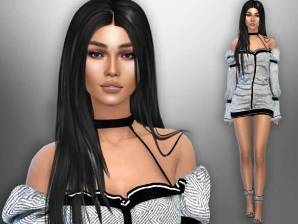 Sims 4 Kendall Greene by divaka45