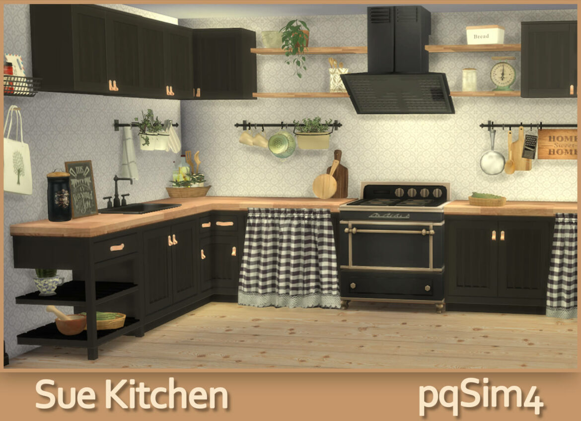 Sims 4 Kitchen “Sue” at pqSims4